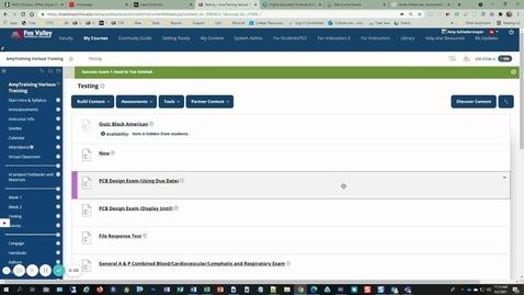 Thumbnail for How to Deploy a Test in Blackboard