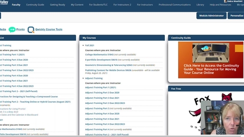 Thumbnail for Making Your Classes Available for Students in Blackboard