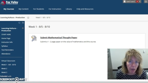 Thumbnail for Submitting an Assignment Using SafeAssign