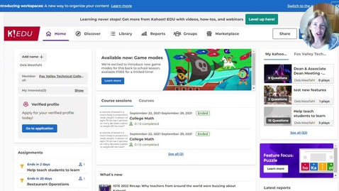 Thumbnail for Embedding a Kahoot Game in Blackboard
