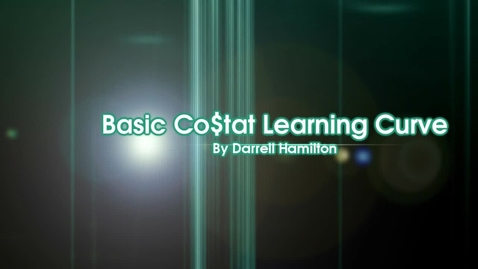 Thumbnail for entry Basic Costat Learning Curve Part 3 Learning Fixed Model