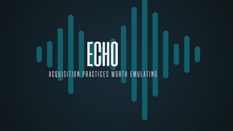 Thumbnail for entry Echo - Applying commercial SW development practices to DoD operational systems.