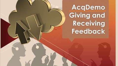 Thumbnail for Giving and Receiving Feedback