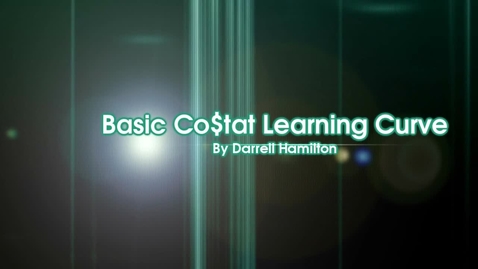 Thumbnail for entry Basic Costat Learning Curve Part 2 Learning Rate Model