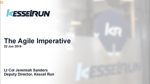 Thumbnail for entry Kessel Run Agile Imperatives for DoD