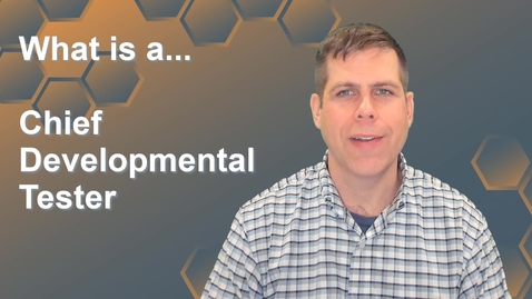 Thumbnail for What is a Chief Developmental Tester?