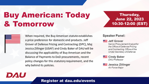 Thumbnail for Buy American: Today and Tomorrow