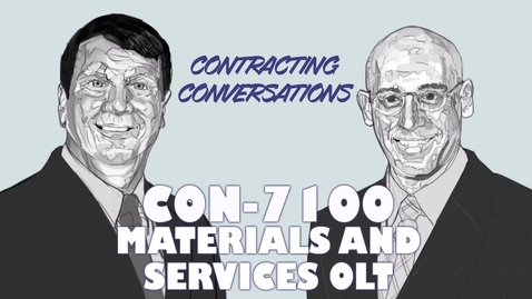Thumbnail for entry CON 7100 - Materials and Services Course