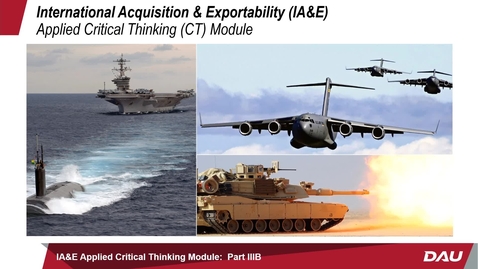 Thumbnail for P6 - Applied IA&amp;E CT Module: Part IIIB -- Interest Based Negotiation