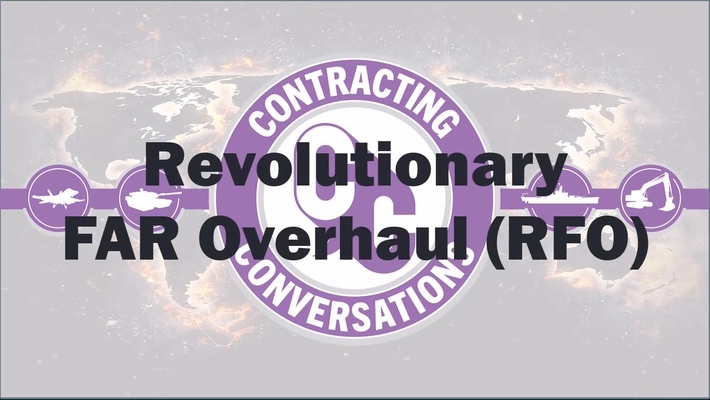 Revolutionary FAR Overhaul