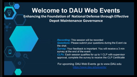 Thumbnail for Enhancing the Foundation of National Defense through Effective Depot Maintenance Governance