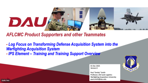 Thumbnail for AFLCMC Product Supporters and other Teammates 1 December 2025