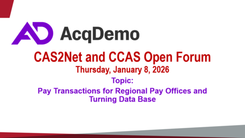 Thumbnail for Pay Transactions and Turning Database 1/8/26