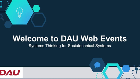 Thumbnail for Systems Thinking for Sociotechnical Systems 5.30.23