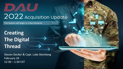 Thumbnail for 2022 Day 2 Session 06 - Creating The Digital Thread