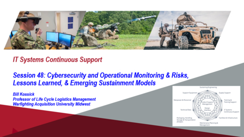Thumbnail for AFLCMC Session 48: Cybersecurity and Operational Monitoring &amp; Risks... 23MAR26