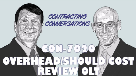 Thumbnail for entry CON 7020 - Overhead Should Cost Review Course