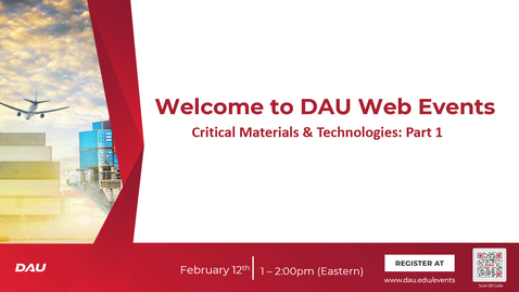 Thumbnail for Critical Materials and Technologies: Part 1