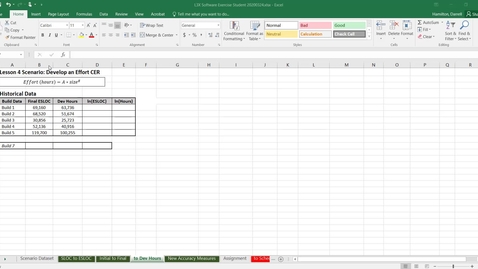 Thumbnail for entry Calculating software effort from ESLOC