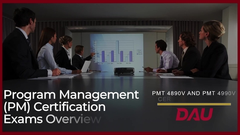 Thumbnail for 01 Program Management Certification Exams
