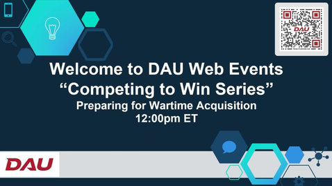 Thumbnail for Competing to Win Series: Preparing for Wartime Acquisition