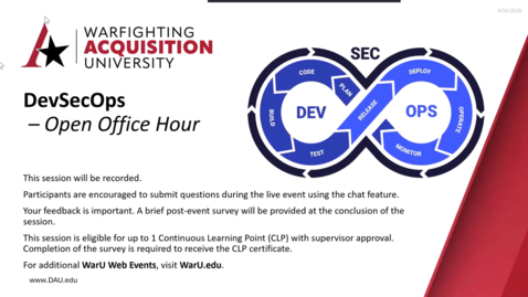 Thumbnail for DevSecOps Open Office Hour 4.30.mp4