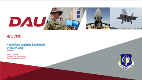Thumbnail for AFLCMC Acquisition Logistics Leadership 31MAR2025