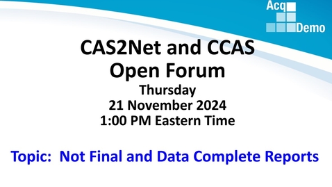 Thumbnail for NotFinal and DataComplete Reports 11/22/24