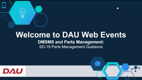 Thumbnail for entry SD-19 Parts Management Guidance 9.21.23