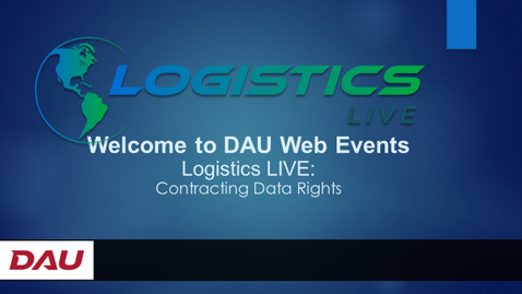 Thumbnail for entry Logistics LIVE Contract Data Rights 4.17.23