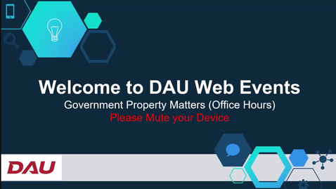 Thumbnail for Government Property Matters - DFARS Property Clause Consolidation