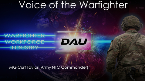 Thumbnail for entry 2024 Day 1 Session 03 - Voice of the Warfighter