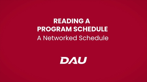 Thumbnail for entry A Networked Schedule (Reading a Program Schedule)
