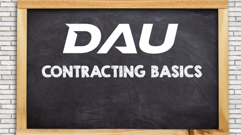 Thumbnail for entry Contract File Documentation 101 - A Contracting Basics Session