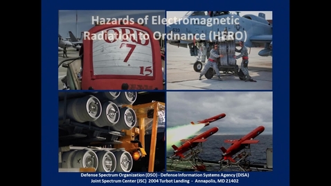 Thumbnail for Hazards of Electromagnetic Radiation to Ordnance (HERO) 2019-0926