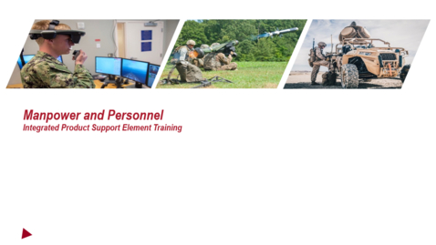 Thumbnail for AFLCMC 2nd Manpower and Personnel Integrated Product Support Element Training - 12 January 2026