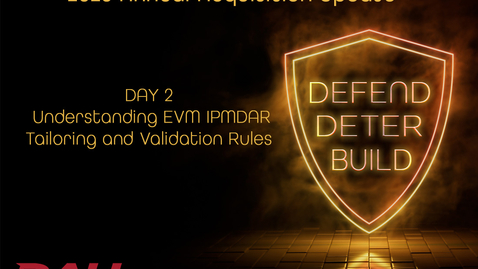 Thumbnail for 2023 Day 2 Session 5 - Understanding EVM IPMDAR Tailoring and Validation Rules