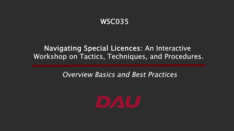 Thumbnail for WSC035 - 2024 - Session 1