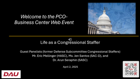 Thumbnail for Life As a Congressional Staffer 4.2.2025