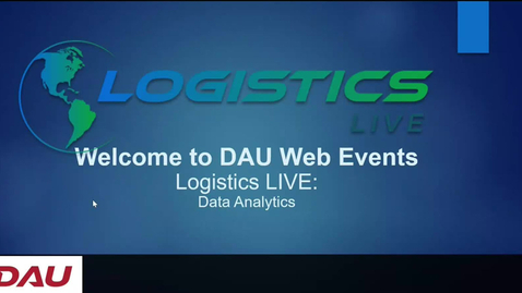 Thumbnail for entry Logistics LIVE Data Analytics 2.27.23