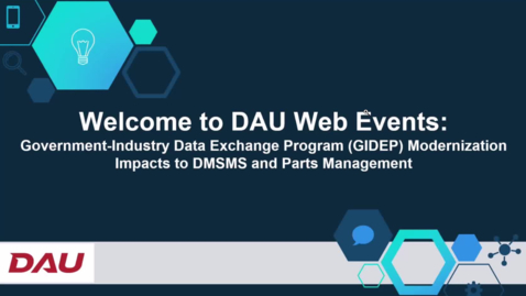 Thumbnail for Government-Industry Data Exchange Program (GIDEP) Modernization Impacts to DMSMS and Parts Management