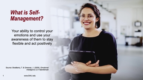 Thumbnail for 8.0 What is Self Management