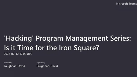 Thumbnail for Is it time for the Iron Square 7-12-22