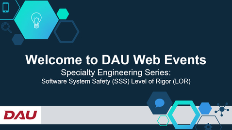 Thumbnail for Software System Safety (SSS) Level of Rigor (LOR)