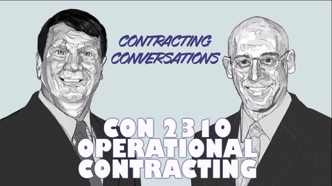 Thumbnail for entry CON 2310 - Operational Contracting Course