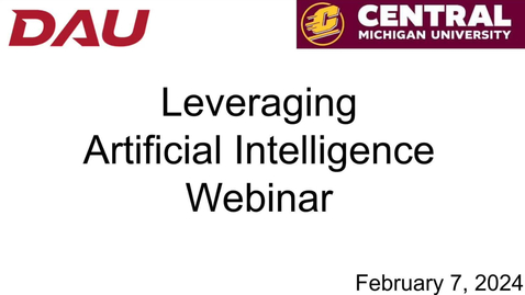 Thumbnail for Leveraging Artificial Intelligence AI - 20240207