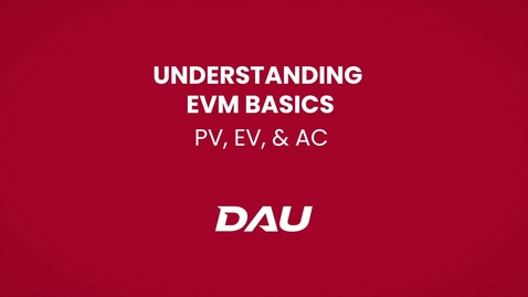 Thumbnail for entry PV, EV and AC (Understanding EVM Basics)
