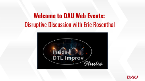 Thumbnail for Disruptive Discussion with Emmy Winner and Inventor, Eric Rosenthal