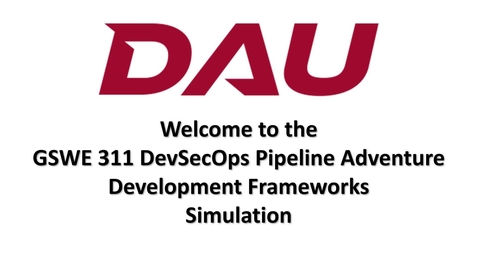 Thumbnail for GSWE 311 Development Frameworks Simulation Introduction