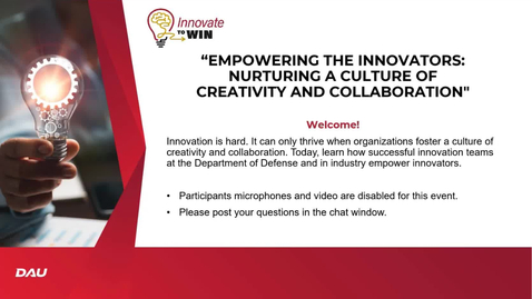 Thumbnail for Innovate to Win Empowering the Innovators Nurturing a Culture of Creativity and Collaboration